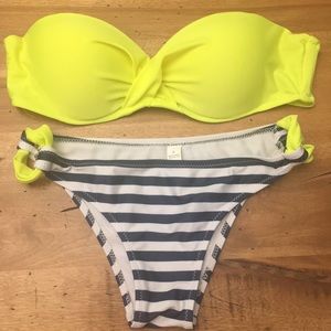 Bandeau push-up swim set